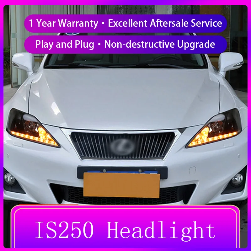 Автомобильные фары для Lexus IS200 IS250 IS300 IS350 2006-2012 ксеноновая передняя лампа лампы