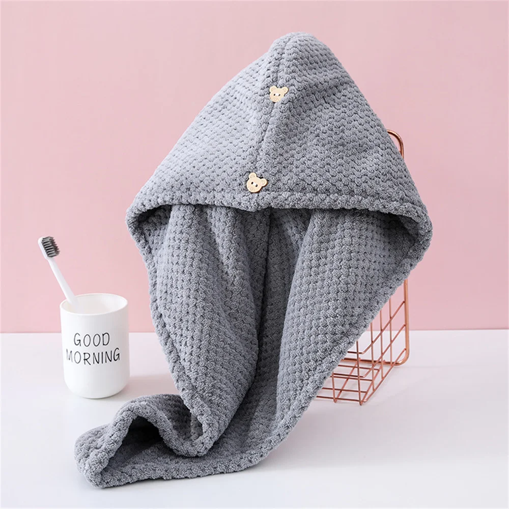 Шапочка Boluoge для сухих волос женщин новинка 2024 утолщенная супервпитывающая