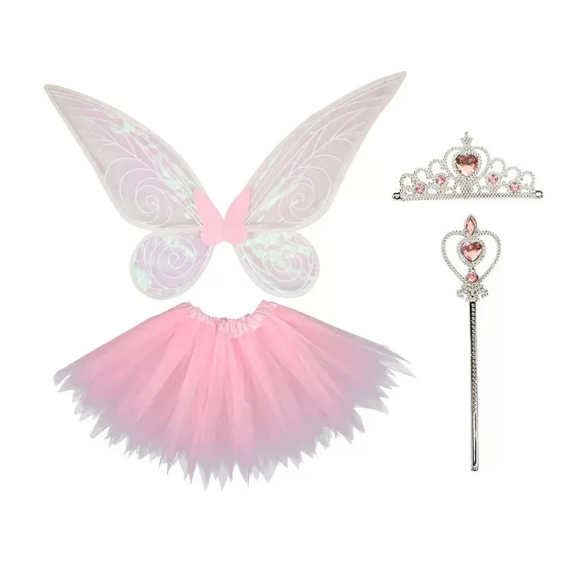 

Butterfly Fairy Wings Dress Up Angel Wings Girls Birthday Party Favor Accessories Cartoon Cosplay Cicada Elf Wings Princess Wear