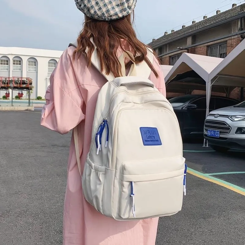 

Women Backpack for School Bag Teen Girls College Student Nylon Korean High Schoolbag