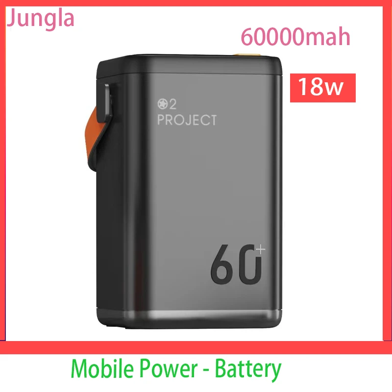

High capacity power pack with digital display, outdoor mobile power pack, fast charging, original, 60Ah, 18WPD