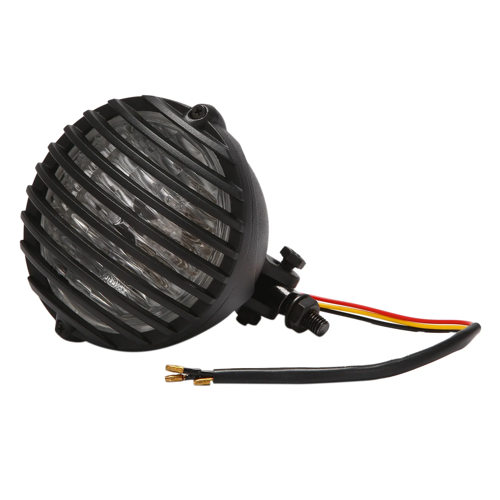 

Motorcycle Front Headlight with Grill Cover Housing Motorcycle Headlight Grill Motorcycle Light for