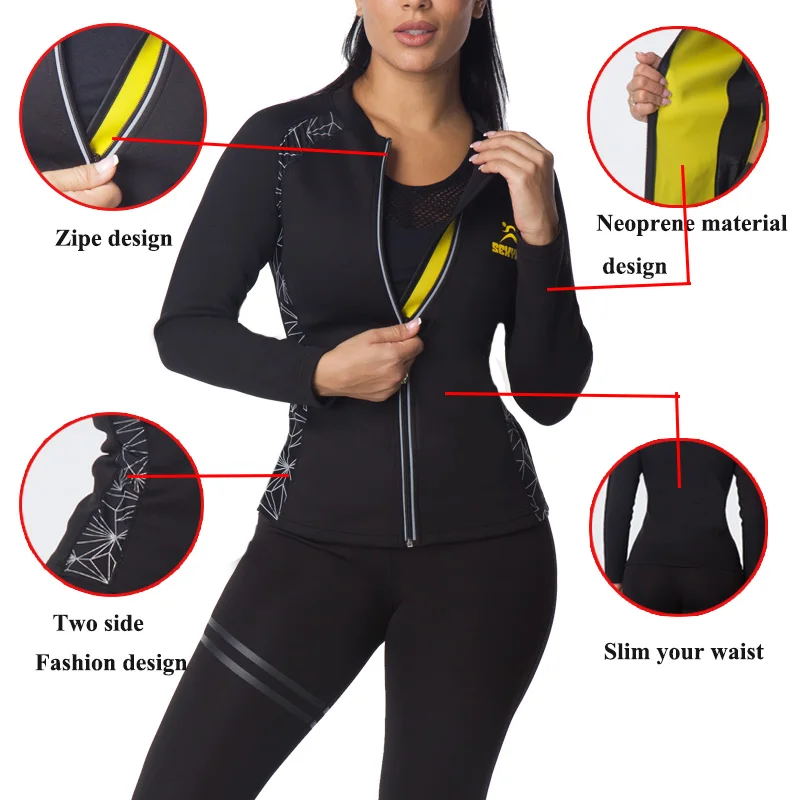 LANFEI Women Body Shapewear Sauna Pants Waist Trainer Sauna Shirt for Weight Loss Fat Burning Sweat Sauna Shapewear Set