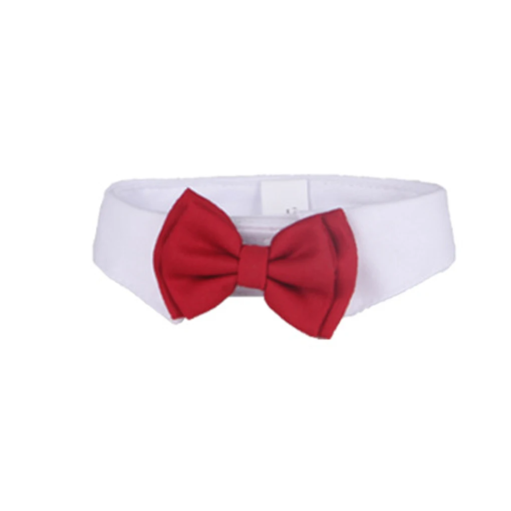 

1PC Pet Puppy Dogs Adjustable Bow Tie Collar Necktie Bowknot Knot Red Bowtie Holiday Wedding Decoration Accessories Pet Supplies