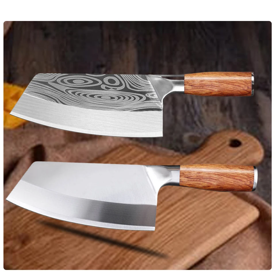 kitchen knives professional chef knife cooking handmade fixed blade chinese knife kitchen utensils and gadgets vegetable cutter free global shipping