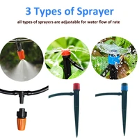 micro drip irrigation system planting misting watering with 30 pcs nozzles emitters sprinkler barbed 30m kit for garden patio