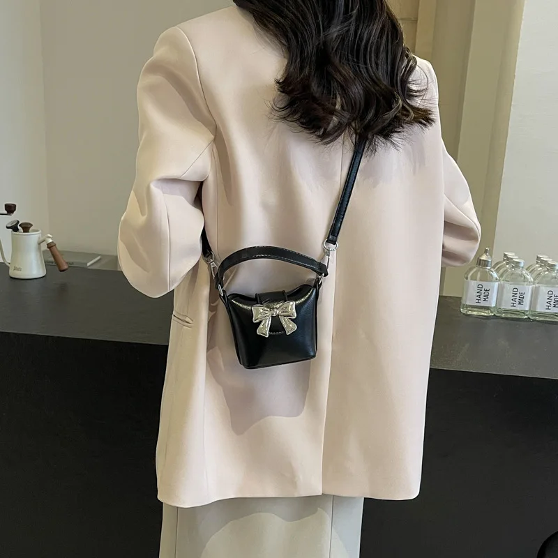 Модная миниатюрная кросс-боди сумка с откидной крышкой для женщин корейский