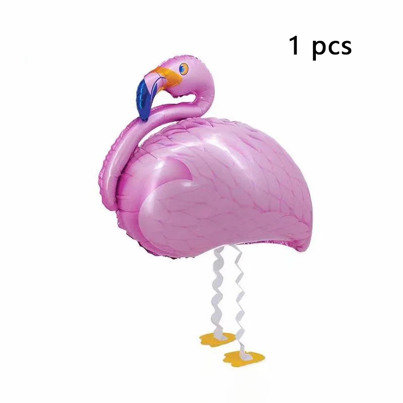 Одноразовая посуда в виде фламинго Пляжное Тропическое украшение для дня