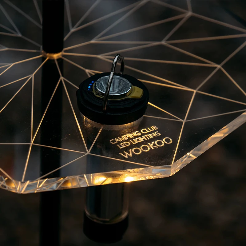 Уличный круглый стол для кемпинга акриловый светящийся подходит лампы Goalzero
