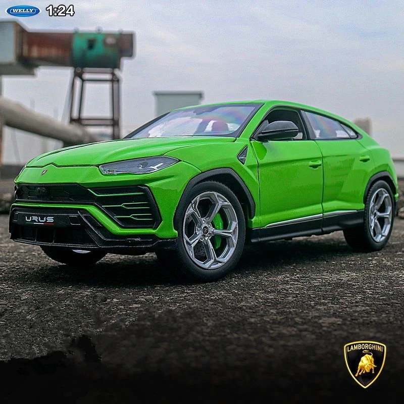 WELLY 1:24 Lamborghini URUS SUV модель спортивного автомобиля из сплава литье под давлением