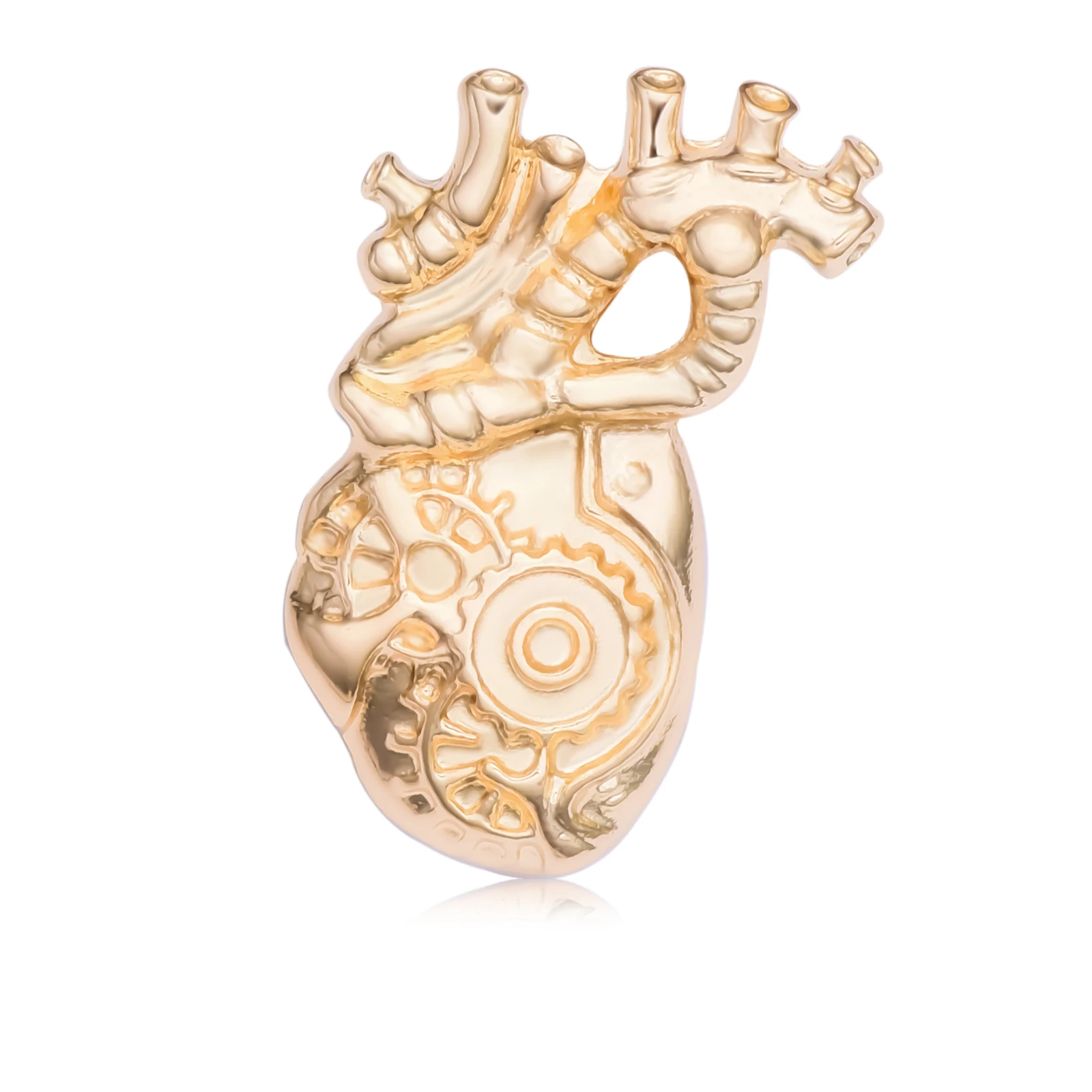 

Anatomy Gear Heart Pin Medical Cardiology Lapel Backpack Brooch Badge Medicine Jewelry for Doctor Nurse Gifts