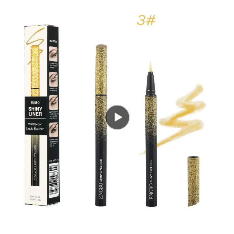 

6 Color Pearlescent Eyeliner Liquid Eyeliner Pen Color Non-smudge Waterproof Eyeliner Liquid Eyeliner Pen Eye Cosmestics TSLM1