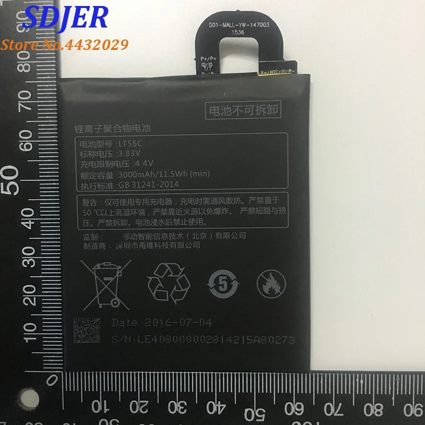 100% оригинальное Резервное копирование для Letv leEco X500 LT55C батарея умная фотография +