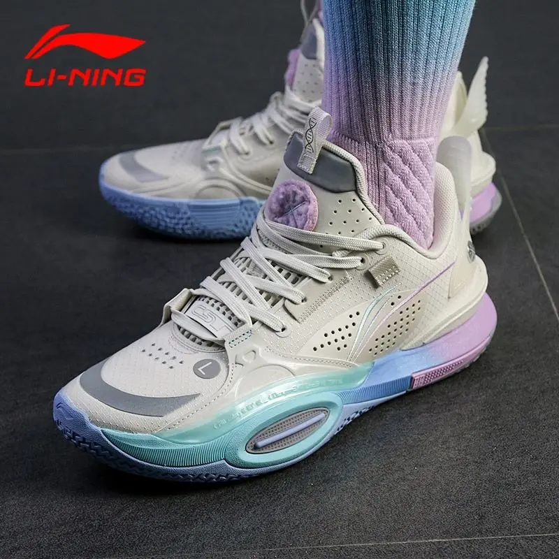 

Li Ning Quancheng 10 cotton candy basketball shoes men's 2022 new Wade actual combat shoes official authentic sports shoes