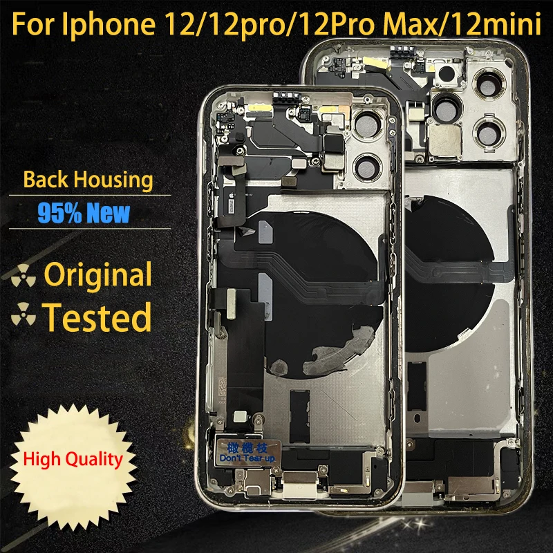 Оригинальная полная сборка разобранная средняя рамка для iPhone12 12pro Max задняя