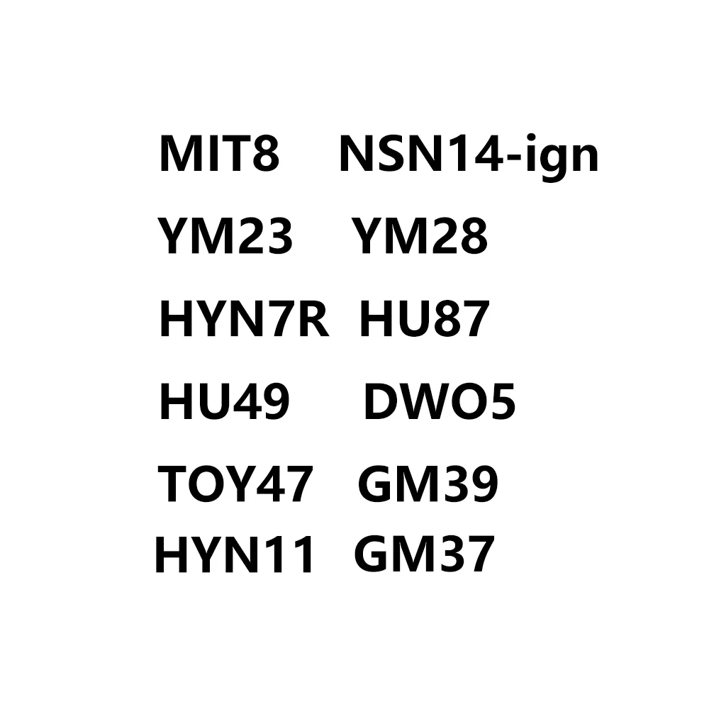 Фото Lishi 2-в-1 MIT8 NSN14-ign YM15 YM28 HYN7R HU87 HU49 DWO5 TOY47 HYN11 GM37 GM39 Для Mitsubishi Для Suzuki Для Toyota №4