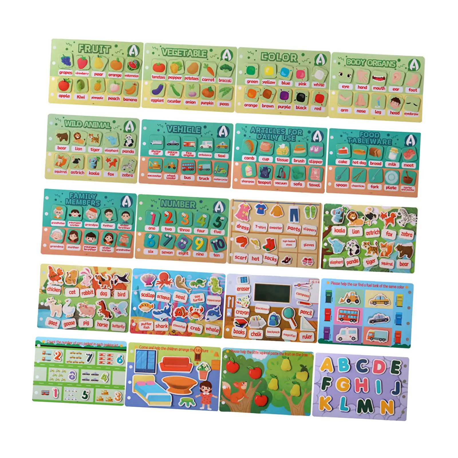 

Interactive Activity Books Kindergarten Learning Activities Books Early Childhood Life Skills for Preschool Children Boys Girls