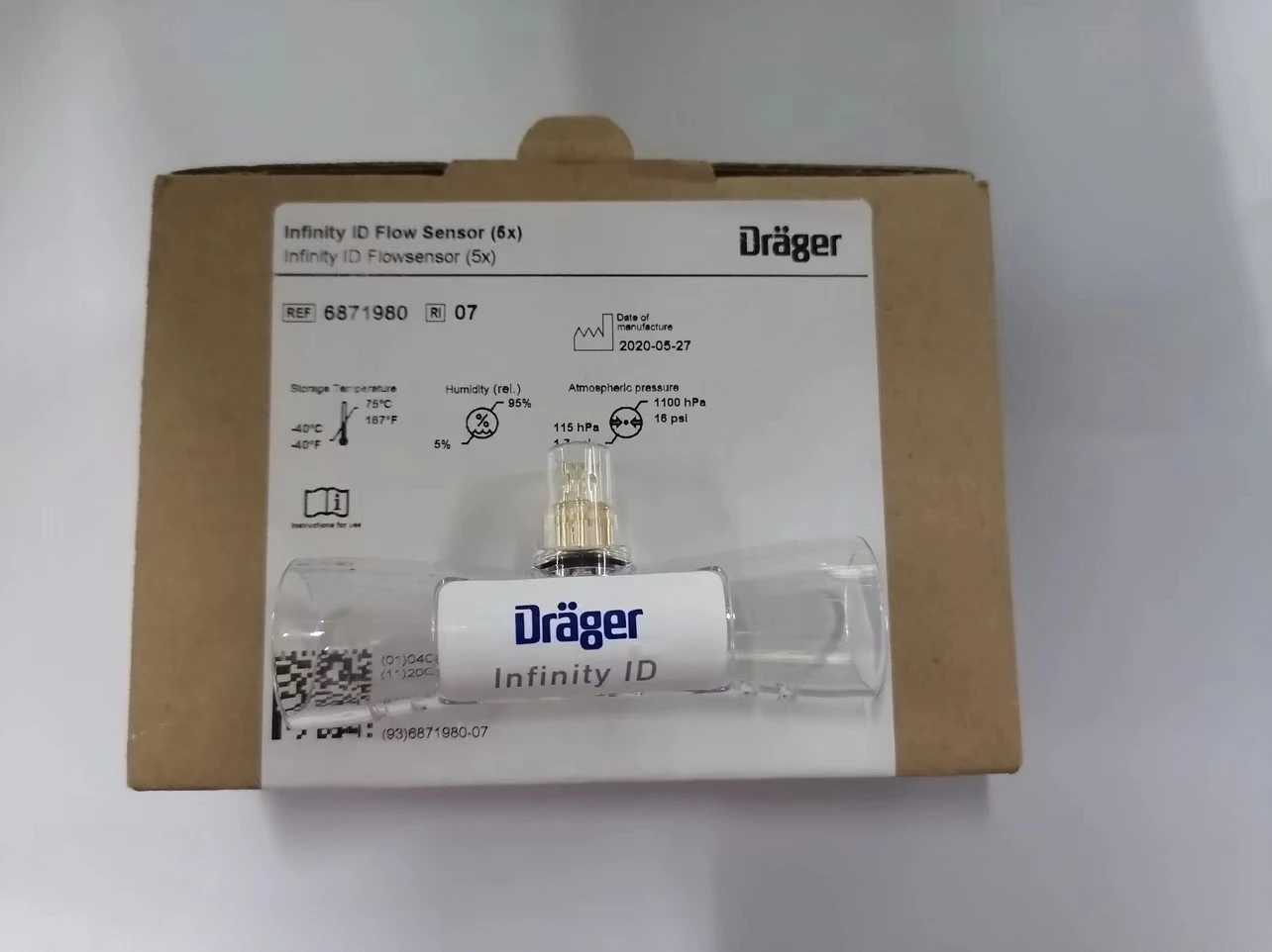 

D rager Flowsen sor PN: 6871980 (1 коробка из 5 шт.) новый оригинальный