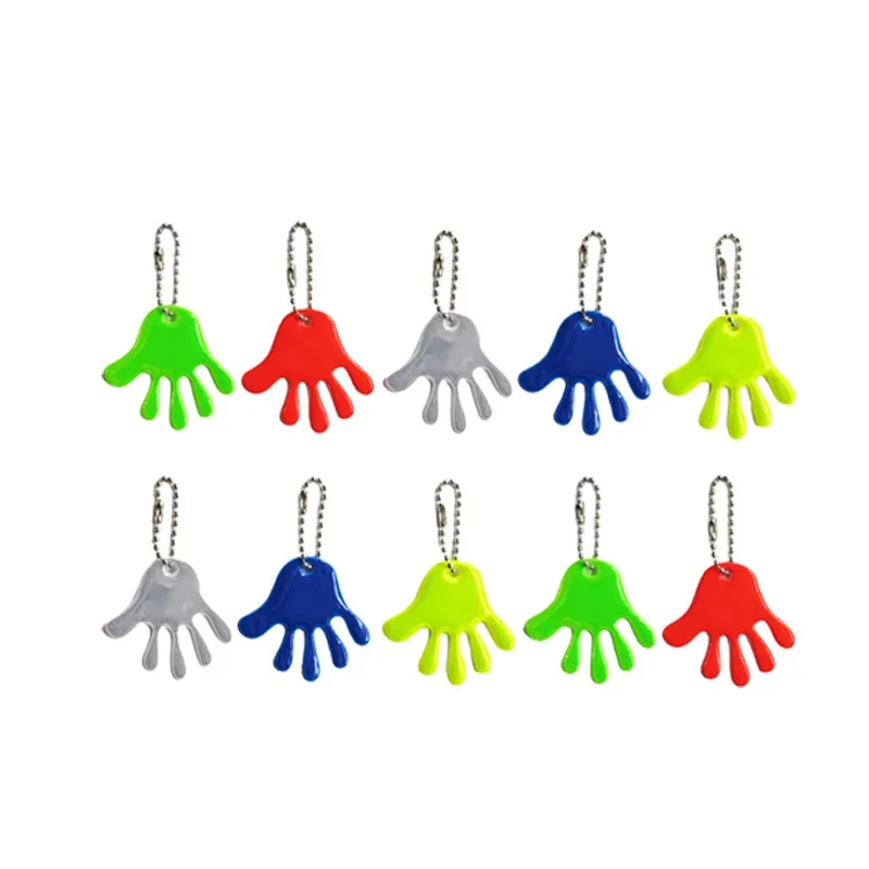 

Светоотражающие брелоки из пластика (10 шт)