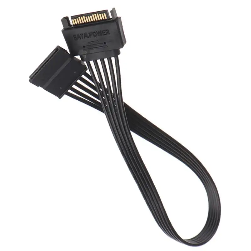 

Кабель-удлинитель Sata, 15 контактов, 30 см, 18awg