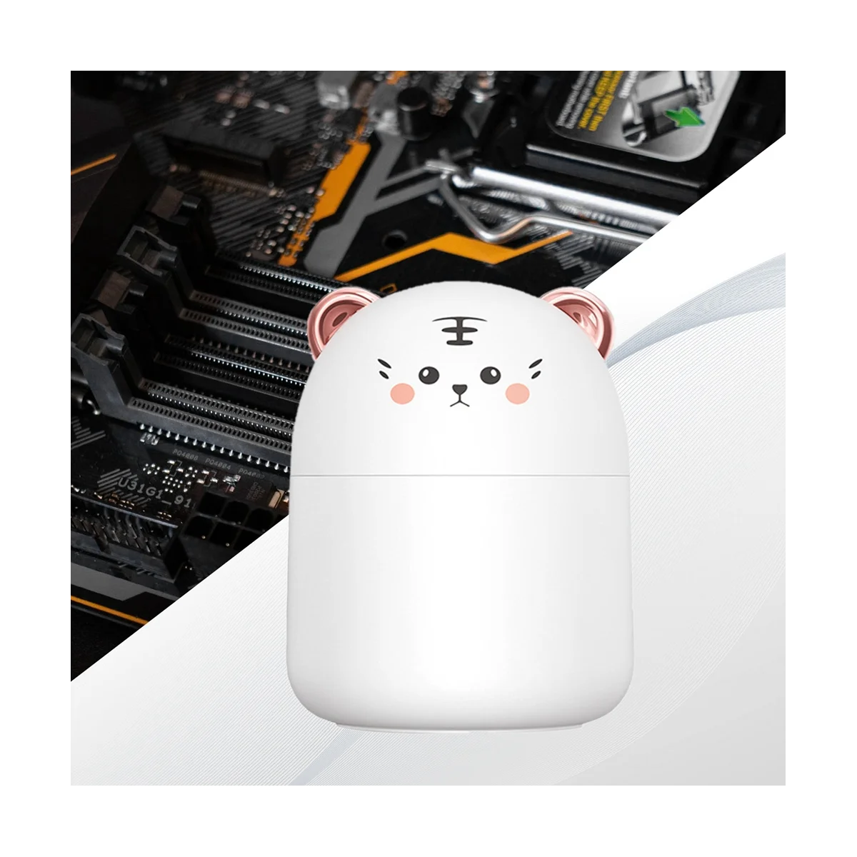 250 мл мини-увлажнитель для очистки воздуха с милыми домашними животными