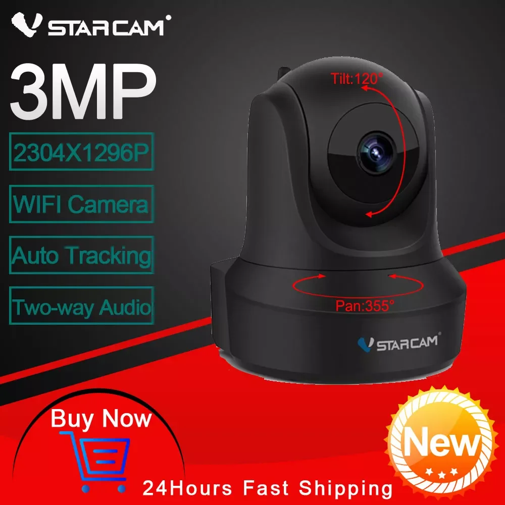 

Vstarcam 3MP IP Camera AI Auto Tracking Wireless Home Security Camera CCTV Camera WiFi infrared Surveillance Camera Baby monitor