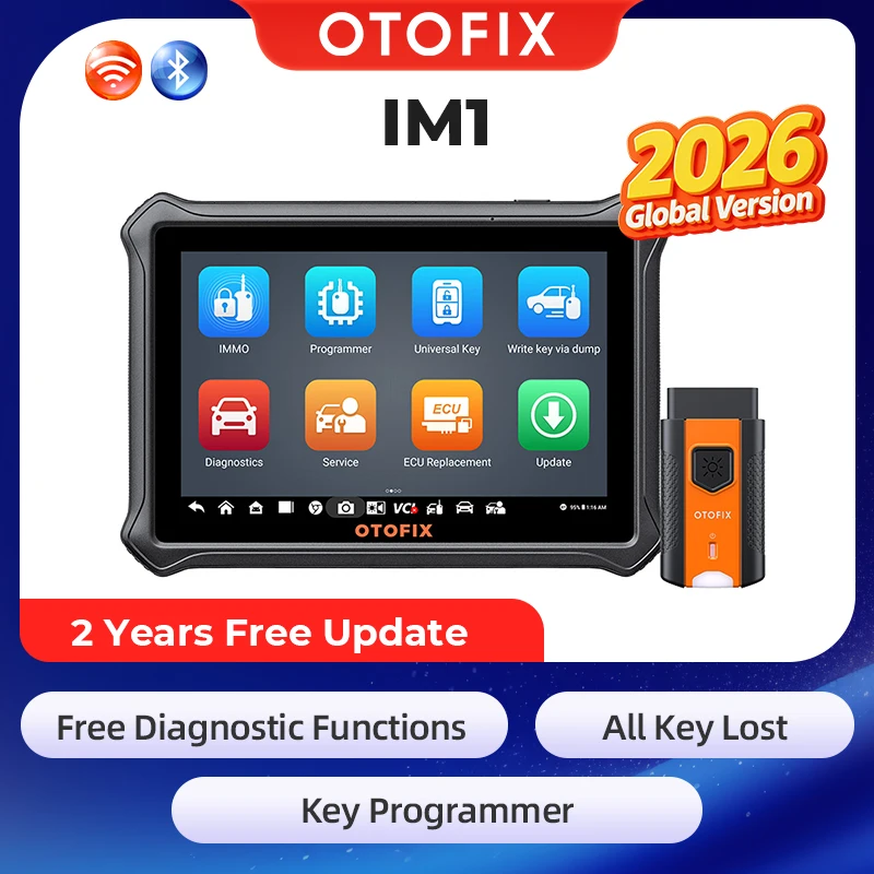 Фото OTOFIXIM1 Профессиональный программатор автомобильных ключей, инструмент IMMO, для программирования ключей при полной утере, сканер OBD2, полная диагностика системы №2