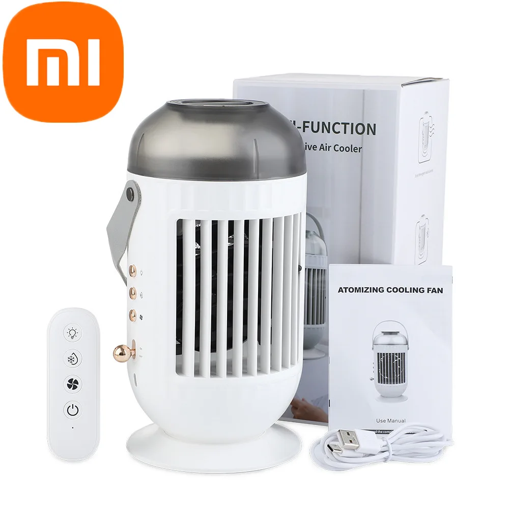 Xiaomi Air Conditioner Mini Air Conditioner Fan Personal Portable USB Air Cooler Ventilation Fan Home Bladeless Fan Adjustment