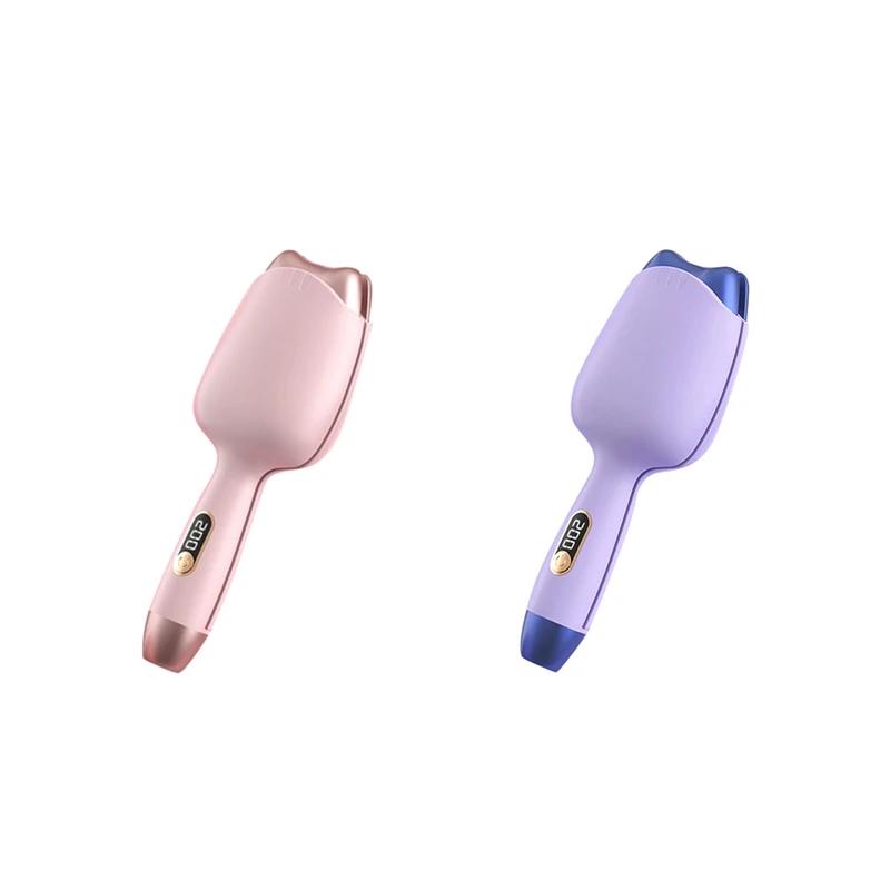 

Automatic Electric Hair Curler 32Mm Egg Curling Iron Water Ripple Styling Tools Lazy Man With Hair Curler US Plug