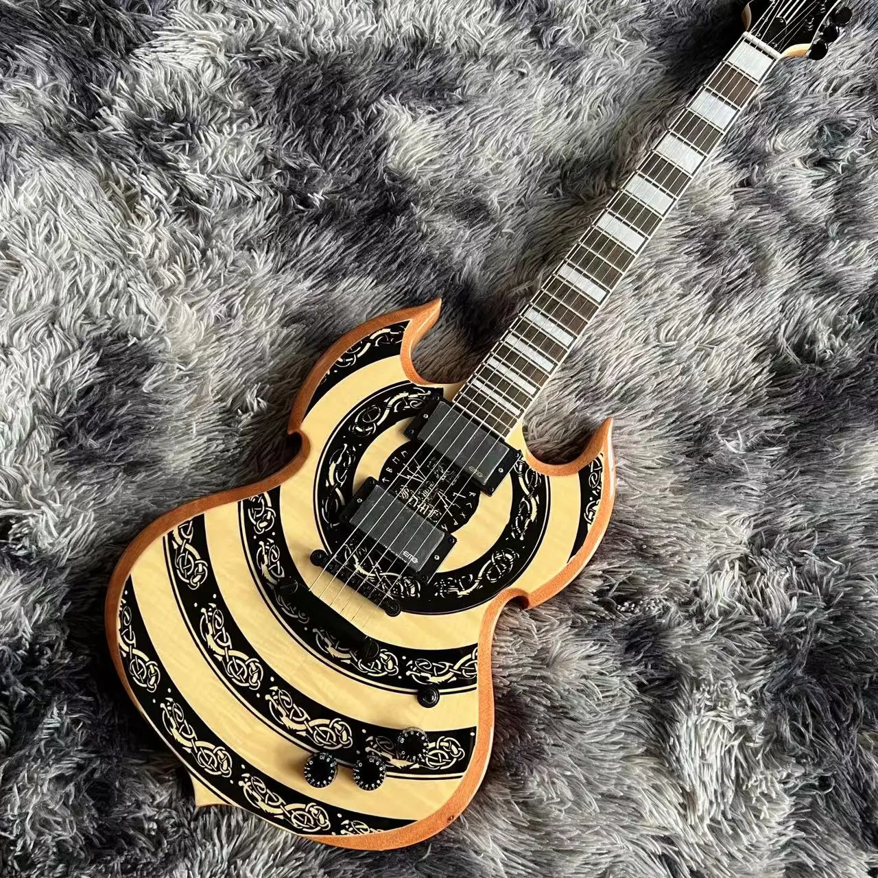 

Electric Guitar rosewood fingerboard Black hardware ZAkk guitar Wylde Jazz guitarra