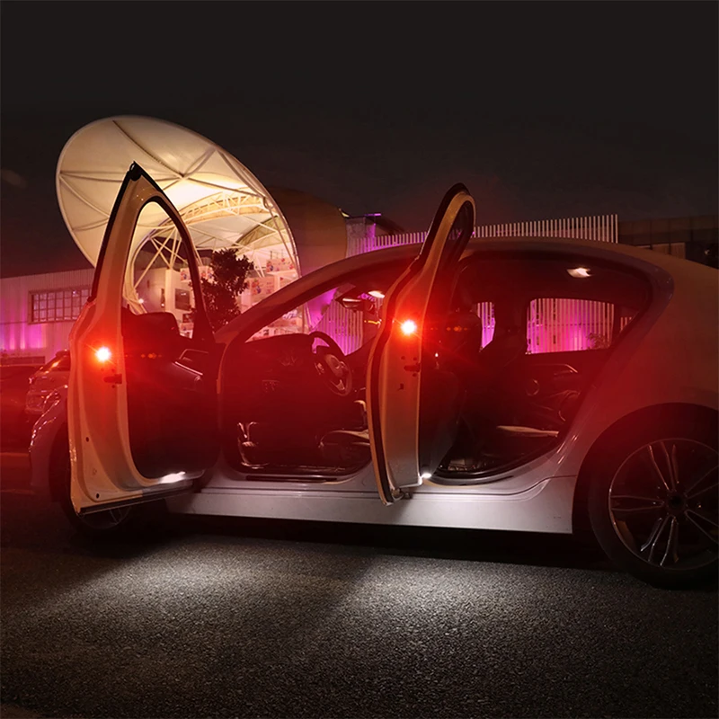 

LED Lights Car Opening Door Safety Warning Lamp Auto Strobe Parking Light