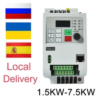 for europe 220v 380v 1 5kw2 24kw 1 phase input and 3 phase output frequency converter ac motor drive vsd vfd 50hz inverter