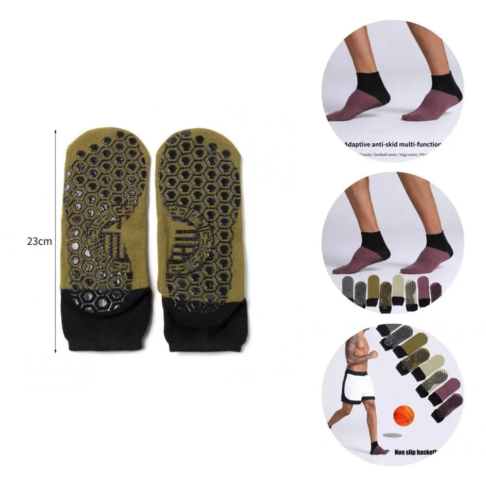 

1 Pair Premium Fitness Socks Thick Non-slip Cotton Sweat Absorbing Sports Socks