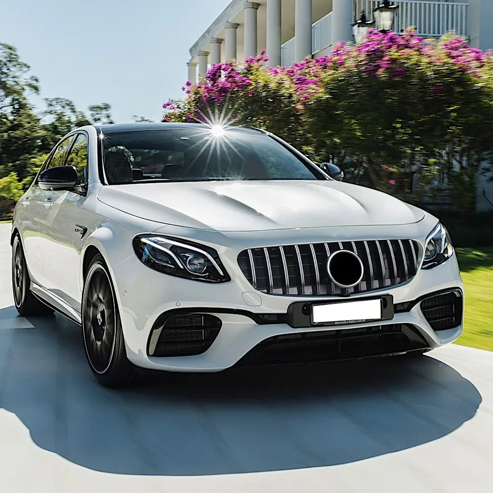Передний бампер Racing Grill Заготовка решетки для Mercedes-Benz W213 E-Class E63 AMG 2016-2020