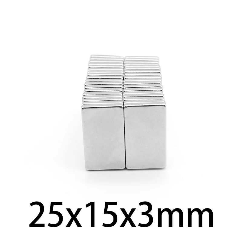 

Лист 25x15x3 мм, мощные магниты 25x15x3, сильные блочные магниты для холодильника, DIY здания, научное ремесло, образование 25*15*3