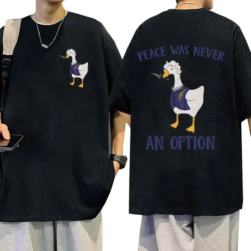 Новинка 2023 футболки с забавным гусиным астарионом Мужская модная