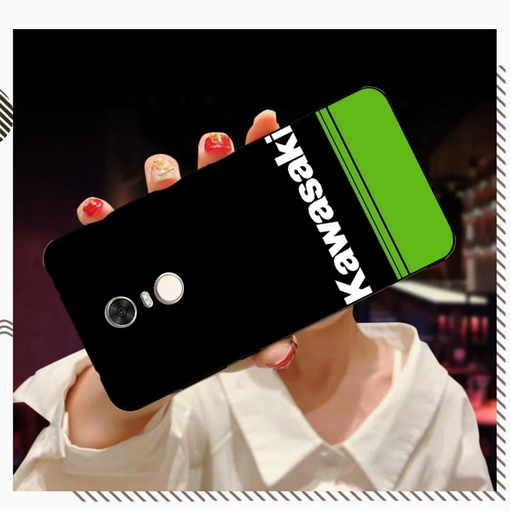 Чехол для телефона с логотипом KawasakiES мотоцикла Redmi 5 6 7 8 9 10 plus pro A GO K20 K30 K40 F3 Fundas