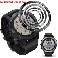 jmt for garmin fenix 756x pro6x sapphire watch bezel ring stainless steel adhesive anti scratch protective cover ringsacces