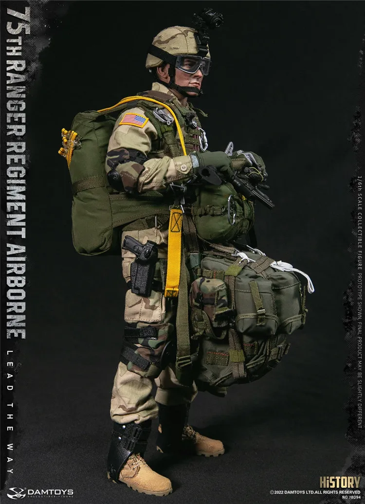 1/6 фигурки героев модель DAMTOYS DAM78094 армия США 75-й кавалерийный полк цельная коробка