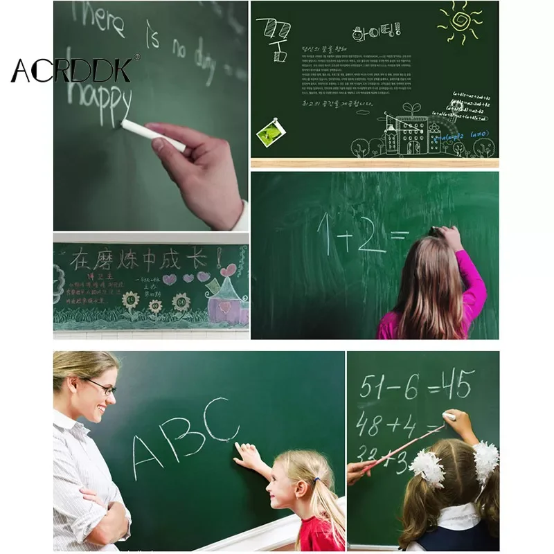 

Chalk Board Blackboard Wall Stickers Removable PVC Self-adhesive For Graffiti Kids Rooms FC