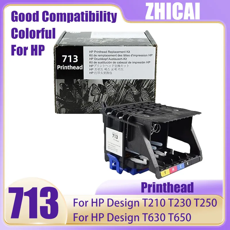Фото Для HP 713 712 712B Печатающая головка 3ed58a Для HP DesignJet T630 T230 T210 T250 T650 imprimante hp 713 головка Cabezal №1