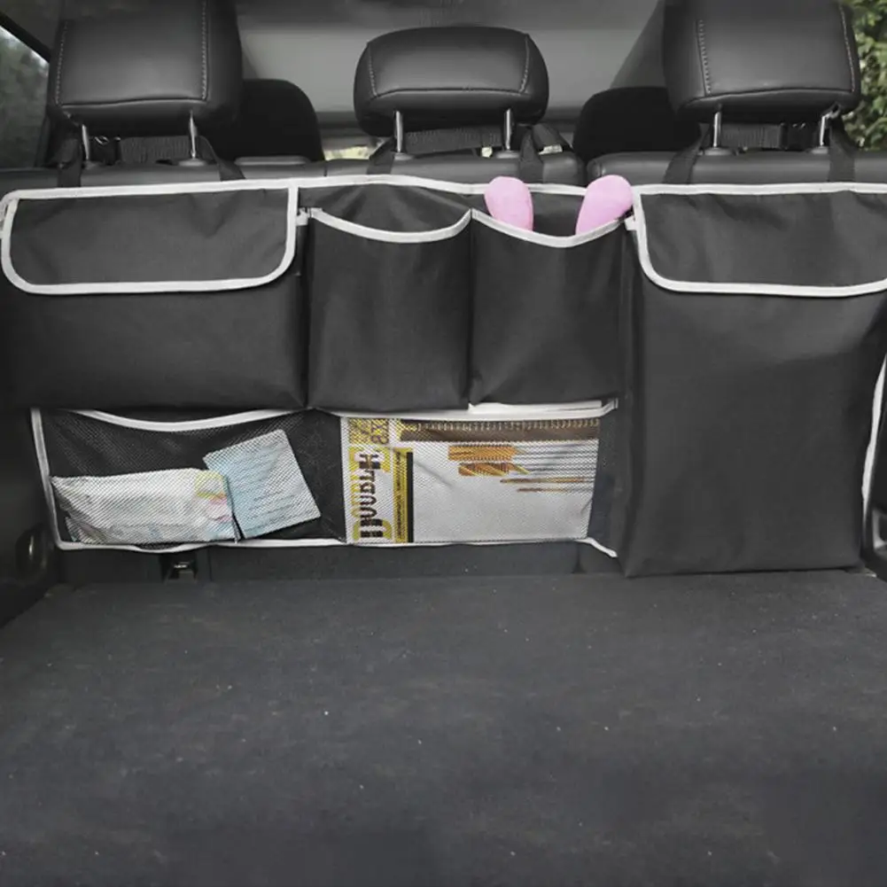 

Multi-Compartment Oxford Cloth Snacks Sundries Sorting Car Bag for Driver