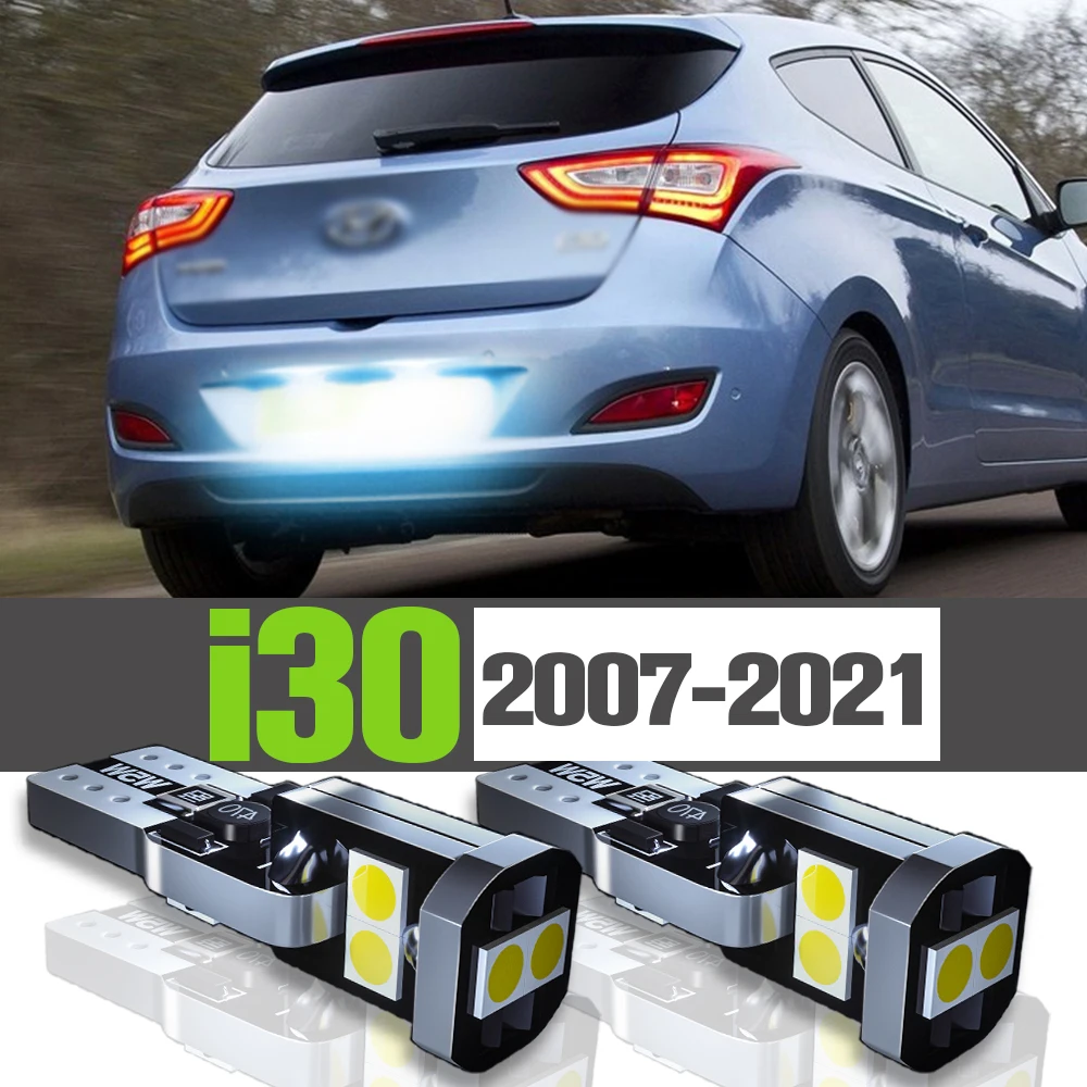 

2x LED License Plate Light Accessories Lamp For Hyundai i30 2007-2021 2008 2009 2010 2011 2012 2013 2014 2015 2016 2017 2018