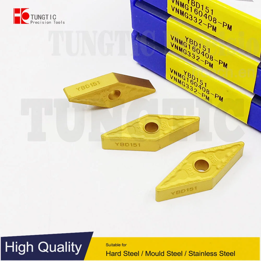 

TUNGTIC VNMG160408-PM VNMG 160408-PM Turning Inserts Carbide Cutter For Cast Iron