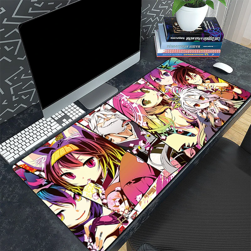 

Большой компьютерный коврик для мыши, коврик для мыши без игры, без жизни, аниме, Настольный коврик, аксессуары для клавиатуры, игровые аксессуары, коврики для геймеров, протекторы