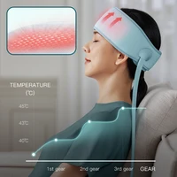 Electric Air Pressure Head Massager Heating Headband Kneading Depress Relief Migraine Hypnosis Headache Pain Relief Health Care