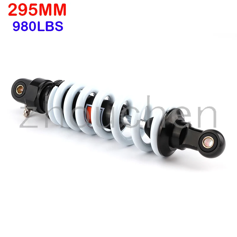 295mm 980lbs motorcycle rear shock adjustable mud pit bike rear shock suitable for eeb t8 kayo crf klx yzf