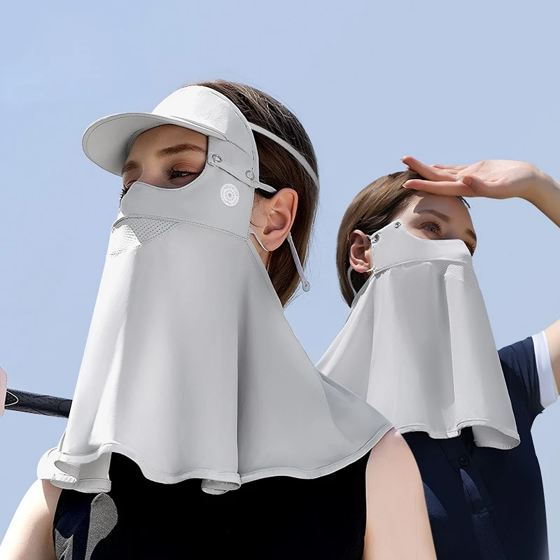 

UV Protection Mask Solar Blocker for Face Sunscreen Shade Veil Shemagh Sun Protection Buff Balaclava Sunlight Blocking Sun Hats