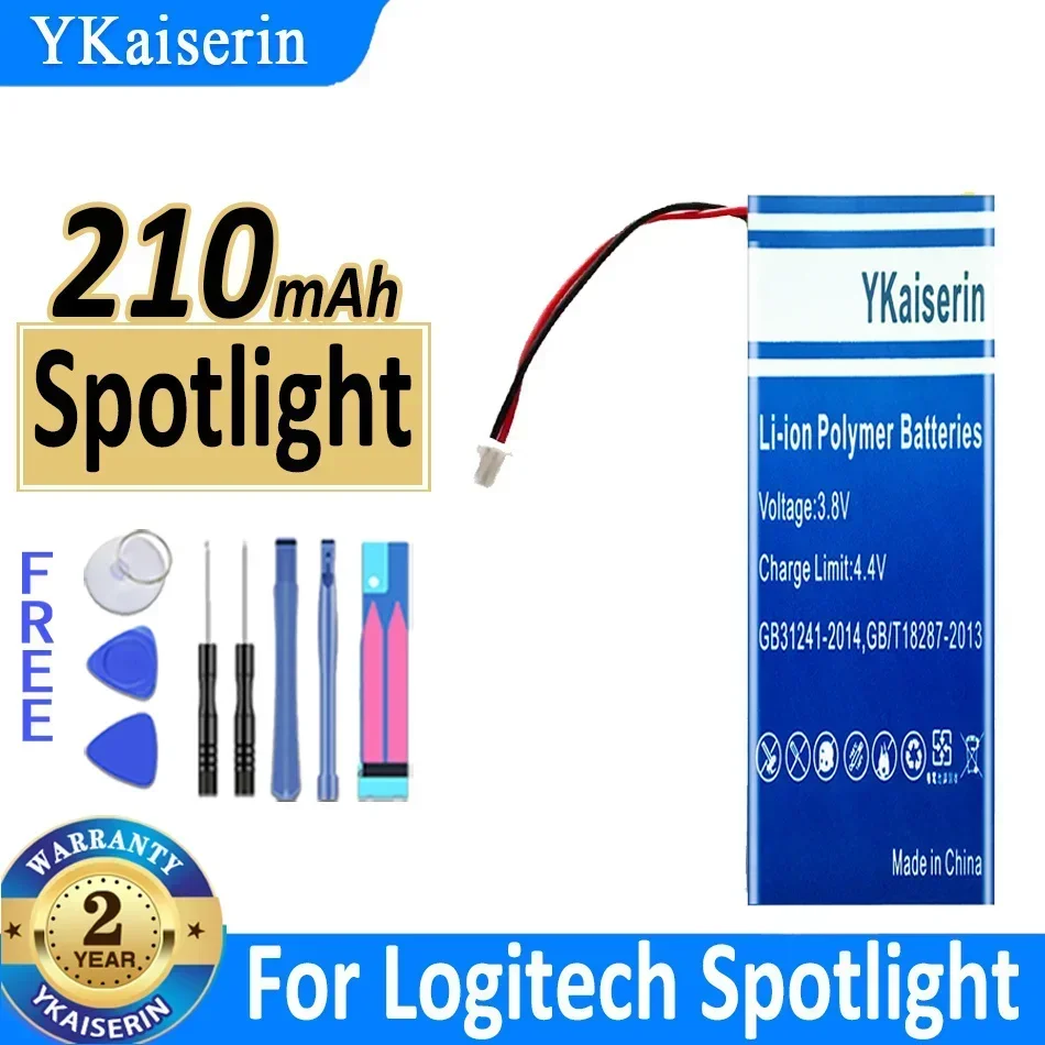 Аккумулятор YKaiserin емкостью 210 мАч для проектора Logitech