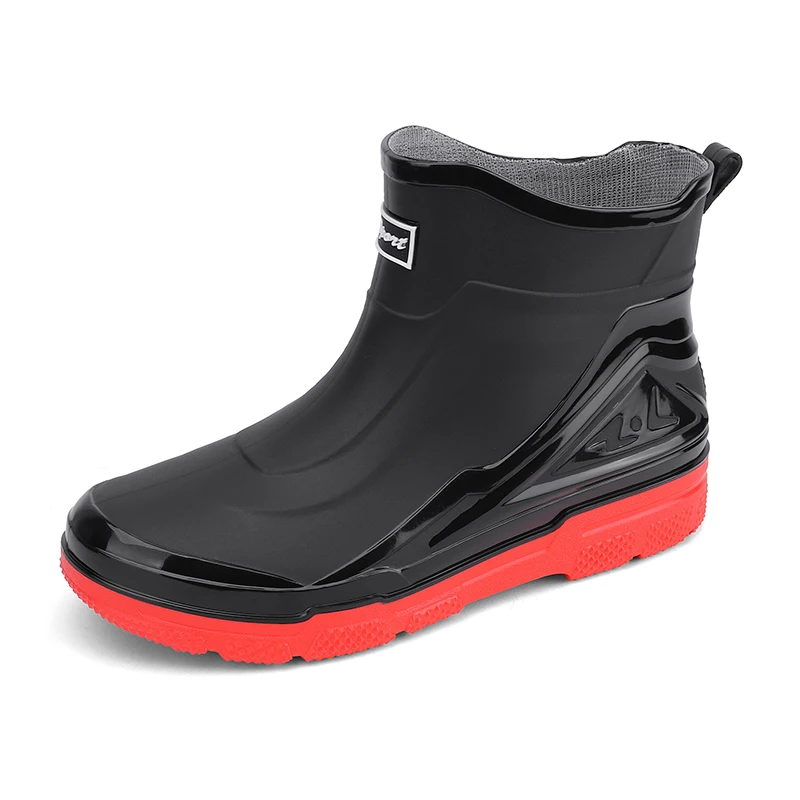 

Rain Boots for Men's lightweight Durable wade shallow water Fishing boots Fashion Leisure Anti-Slip Wading Shoes
